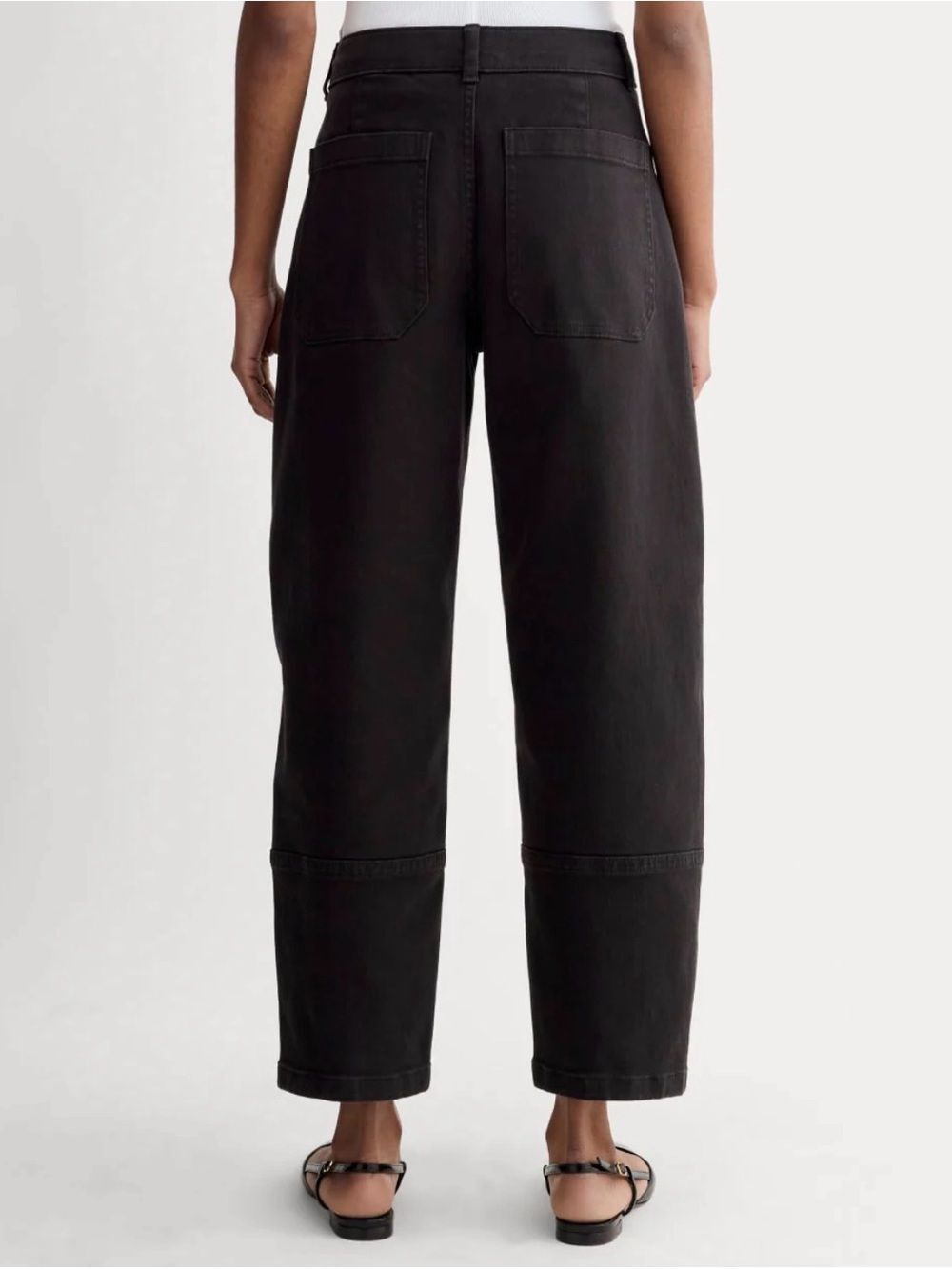 New Everlane THE UTILITY BARREL PANT in Black Size 0 - Picture 12 of 13